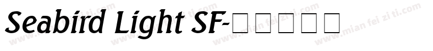 Seabird Light SF字体转换